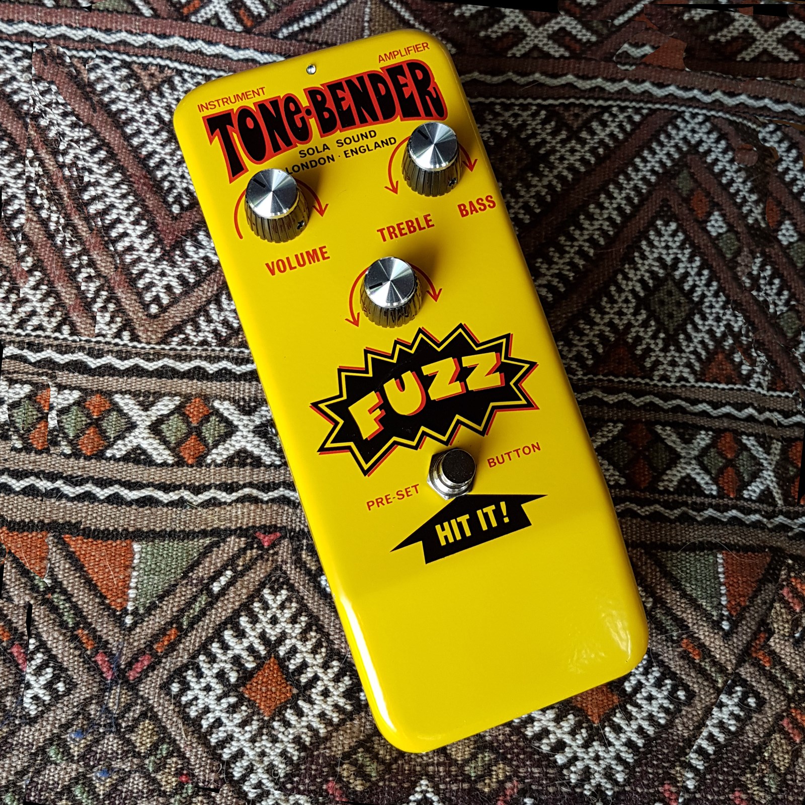 The Yellow Hybrid OC140 Tone Bender by jake r ....