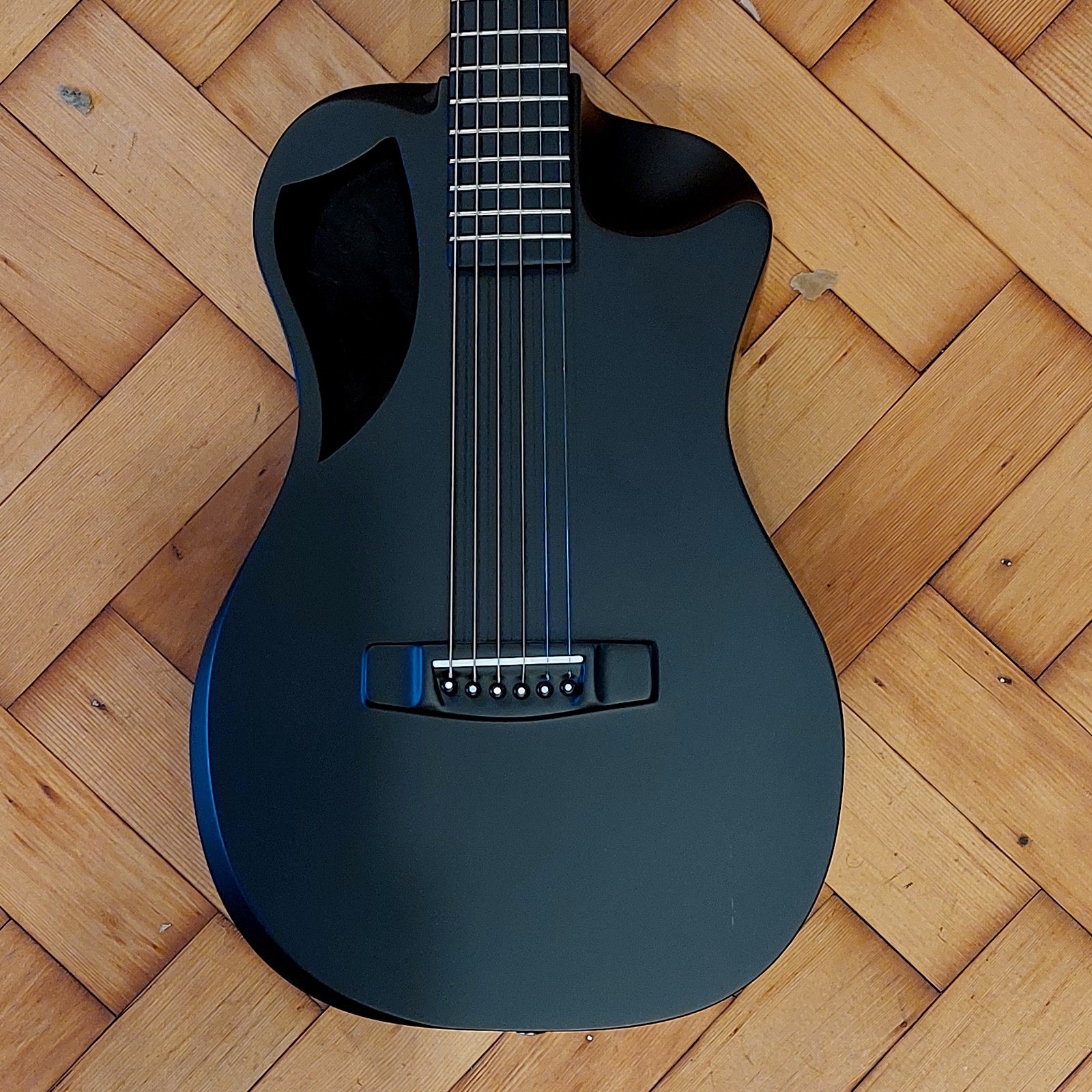 【美品】Journey Instruments OF660M トラベルギター Black Matte Carbon Travel Guitar- OF660M - Journey Instruments