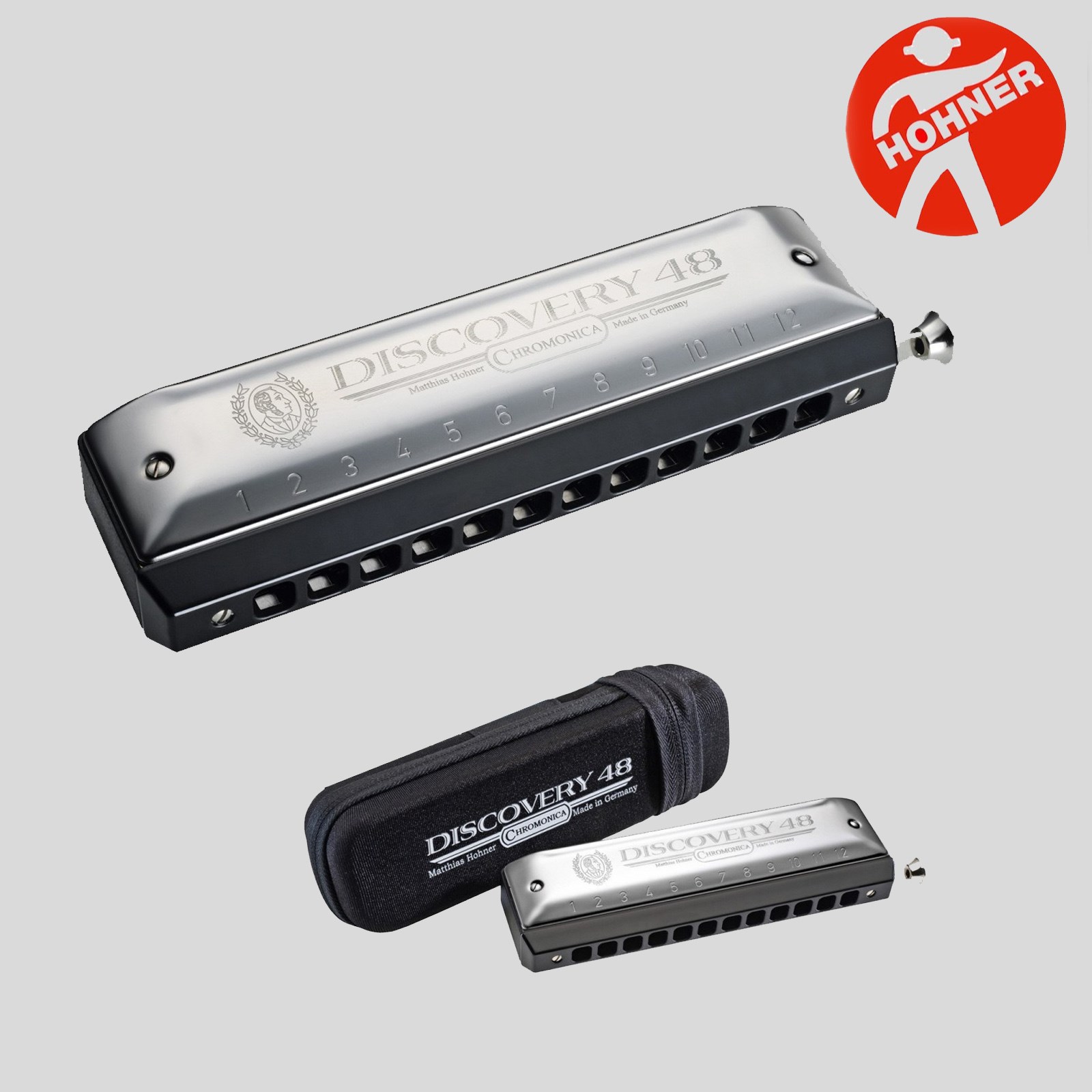 Hohner Discovery 48 Chromatic Harmonica key o ....